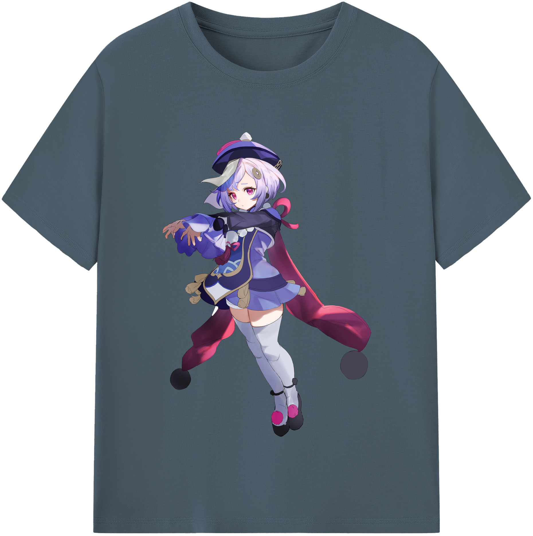 げんし神 七七 なな  genshin Nana 綿100％半袖Tシャツ（フロントプリント）